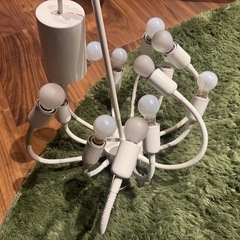 【状態良好】レア！おしゃれ11本電球天井用ライト！間接照明の画像