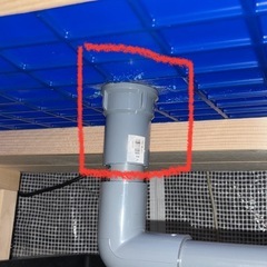 美品 ブルコン角タブ180トロ舟 プラ舟 排水栓付の画像