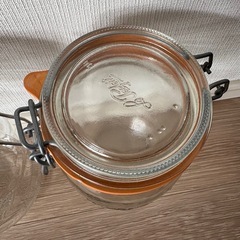 ガラス瓶 密封 保存瓶 2個セットの画像