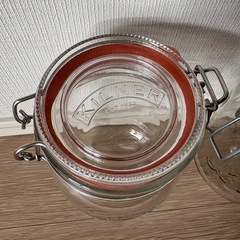 ガラス瓶 密封 保存瓶 2個セットの画像