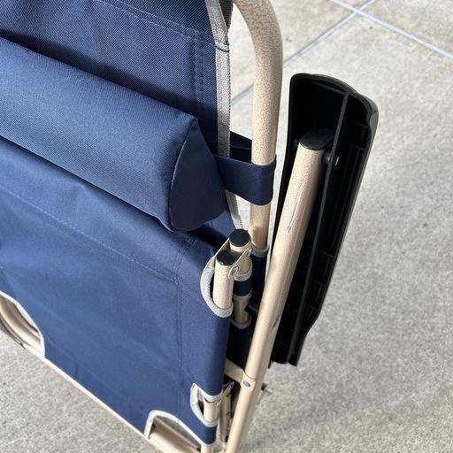 アウトドアチェア 2脚セット リクライニング フルフラットベット ベンチ