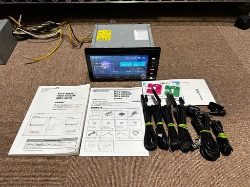 【地図更新済】ケンウッド KENWOOD MDV-M705W 地デジ 4x4 フルセグ Bluetooth ハンズフリー CD録音