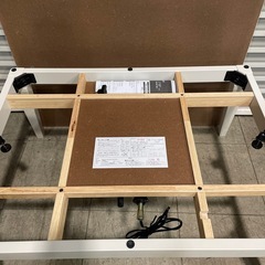 こたつ テーブル 木目調 ホワイトの画像