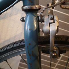 【相模原 引取りのみ】 tokyobike 1x7速 26インチ 中古 自転車 ( クロスバイク 一般車 リアキャリア付 tokyo bike トーキョーバイクの画像