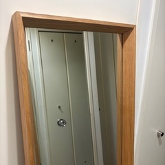 決まりました！全身鏡　ニトリ　ナチュラルの画像