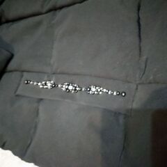 黒のダウンコートサイズ34(160サイズの子供でもOK)の画像