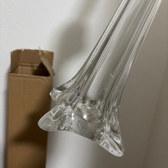 タカオカ ガラス花器 花瓶 ガラス花器の画像