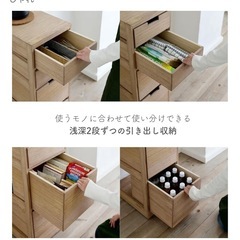 ほほ新品 収納 キャスター付き棚 
の画像