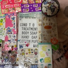 決まりました　シール　大量　本　レターセットの画像