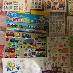 決まりました　シール　大量　本　レターセットの画像