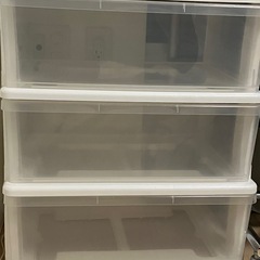 引き出し3個セットの画像