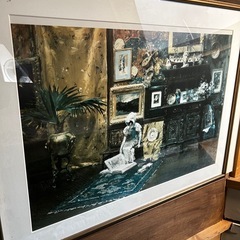 額入りインテリア絵画／クラシック調／店舗にも◎の画像