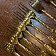 果物フォーク　8本セットの画像