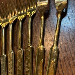 果物フォーク　8本セットの画像