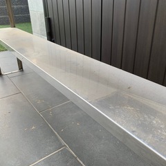 中古品 上棚（2段）1500×200×650 SUS304 ステンレス棚 厨房機器 調理機器 業務用 ベタ棚 収納棚 収納用品 飲食店 作業台　引き取りの画像