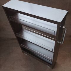 キャスター付き すき間収納 ストッカー スリムラック 幅14cmの画像