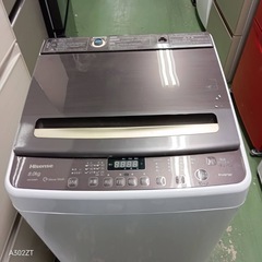470 送料設置無料 ハイセンス　人気モデル 洗濯機　8㌔ 冷蔵庫在庫ありの画像