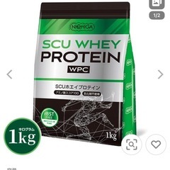 未開封　SCU ホエイプロテイン 1ｋｇ 〈rBSTホルモン剤不使用〉 甘味料不使用 着色料・香料・保存料無添加 NICHIGA(ニチガ) TK0の画像