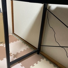 デスク　黒の画像