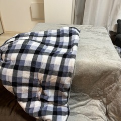 【2WAYリバーシブル天板＆布団付】ニトリ製 こたつテーブル N-75M 美品の画像