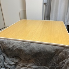 【2WAYリバーシブル天板＆布団付】ニトリ製 こたつテーブル N-75M 美品の画像