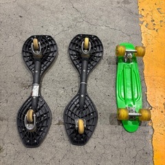 大阪市　Jボード　スケートボード　3点セットの画像