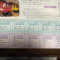 東京メトロ株主優待の画像