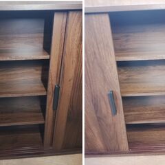 美品 萩原(Hagihara) トイレラック 収納 スリム 洗面所収納 サイドラック 棚板の画像