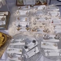 【期間限定‼️】12/14 枚方市 五六市祭り ハンドメイドイヤリング300円割引クーポン配布中！の画像