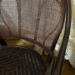 ラタンの椅子の画像