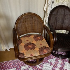 ラタンの椅子の画像