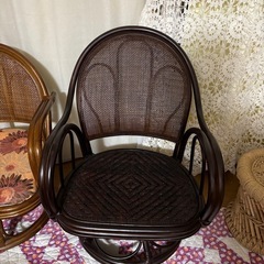 ラタンの椅子の画像