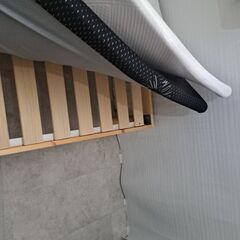 木製すのこベッド　マットレス付きの画像