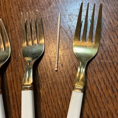 金色　フォーク　
5本セット　の画像