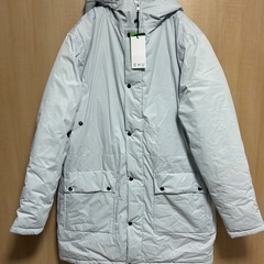 定価5万円　SHU 防水 フード付きダウンジャケット XL グレーの画像