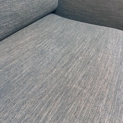 2人掛け布張りソファの画像