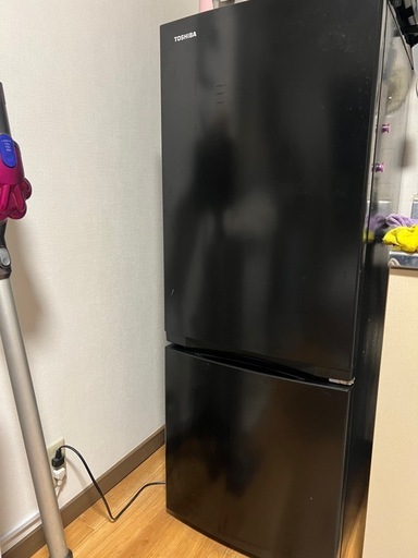 【お取引先決定】東芝 冷蔵庫 幅47.9㎝ 153L GR-W15BZ1(K)