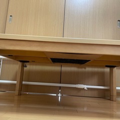 【ジャンク品】こたつテーブル　105㌢×75㌢×42㌢の画像