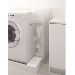 洗濯機防水パンホース隠しの画像