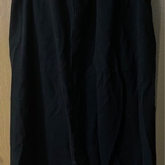 冬物　ロングスカート　ブラックの画像