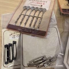 手芸用品①バレッタ他の画像