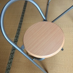 折りたたみデスク＆チェアセットの画像