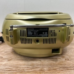 aiwa ポータブルCDカセットプレーヤー ゴールドの画像