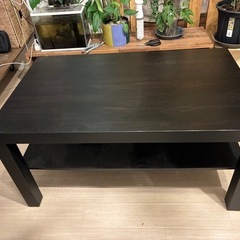 【受付終了】　IKEA ブラックテーブルの画像