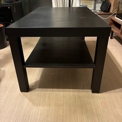 【受付終了】　IKEA ブラックテーブルの画像