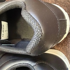 ブラック　スニーカー　23.5cmの画像