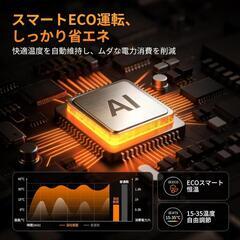 セラミックヒーター⭐️業界初！暖房・冷房・空気清浄・空気循環 4in1 四季対応の画像