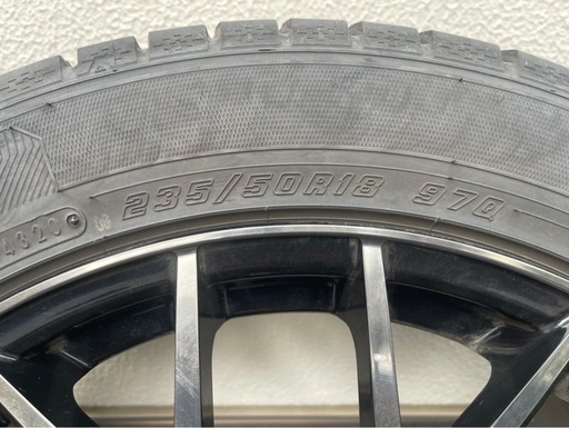 ●美品・TRDアルミホイールスタッドレス4本セット　アルファード ●