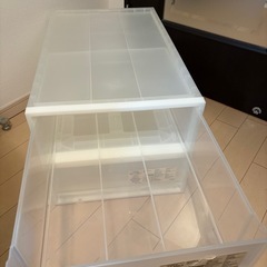 【美品】無印良品ポリプロピレン衣装ケース引き出し式①の画像