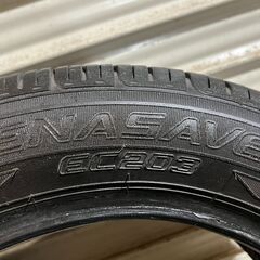 売り切り　155 65 R14 75S ダンロップ エナセーブEC203 サマータイヤ　夏タイヤ　2016年製造　7部山　DUNLOPの画像